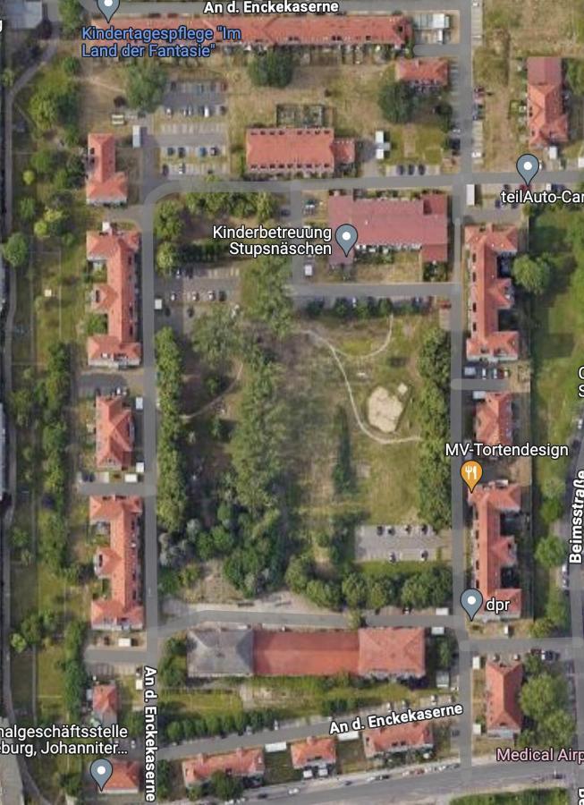 Ruhig - Privatparkplatz - Barrierearm Quiet - Private Car Park - Low Barrier Magdeburg Eksteriør bilde